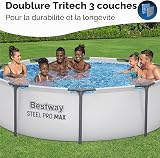 Bestway Steel Pro Max | Metal Frame Above Ground Pool, Family Outdoor Pool 10ft - 5