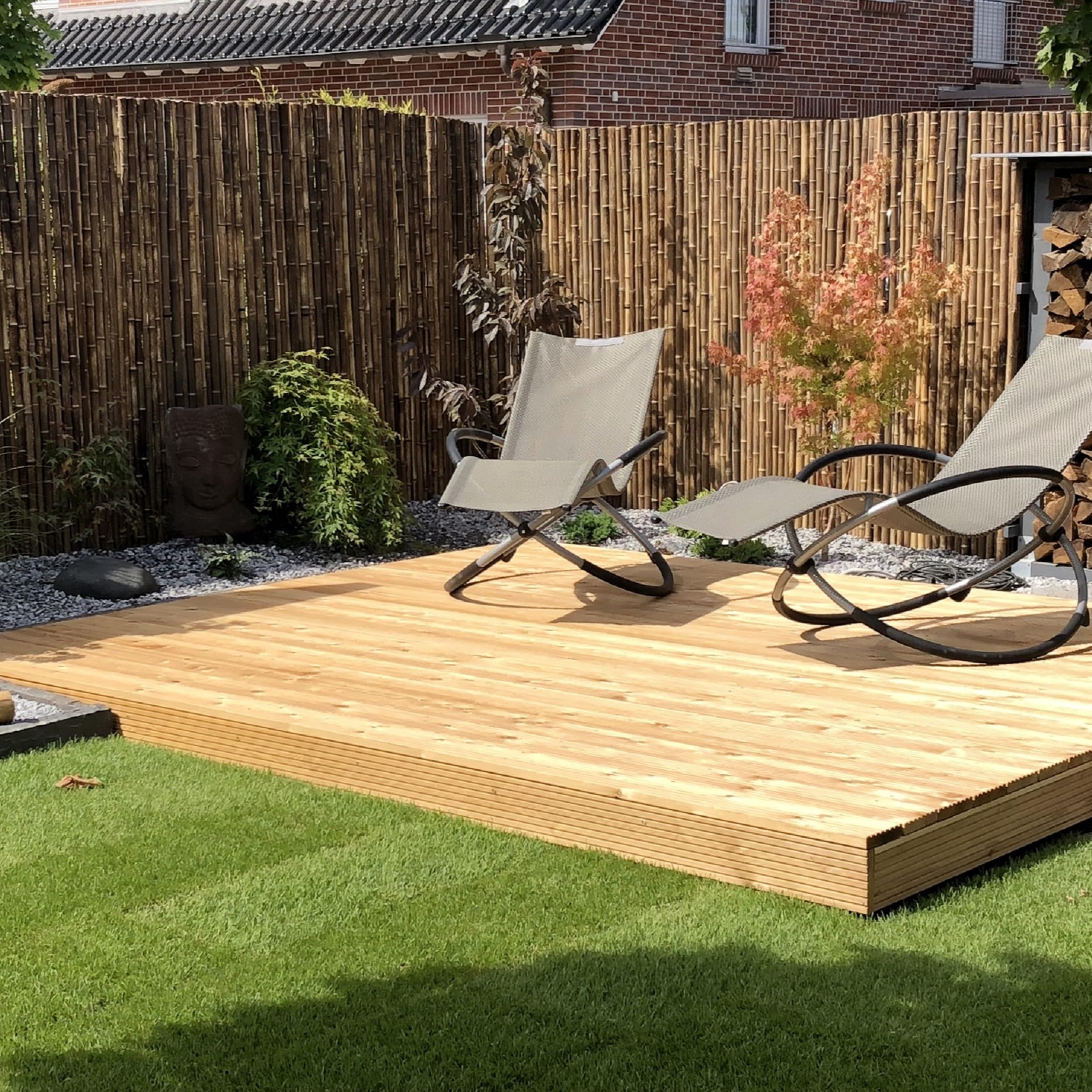 Brise-vue En Bambou UNUS Différentes Tailles Disponibles Clôture Pour Terrasse, Balcon Et Jardin Coupe-vent