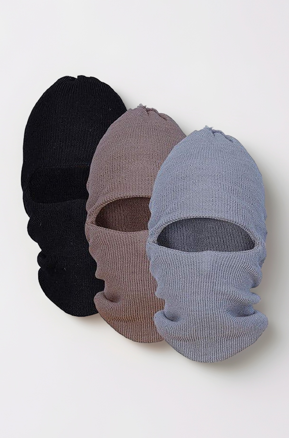 - Men's Acrylic Monkey Cap Pack of 3_Multicolor, Free Size