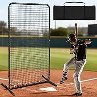 Vista 1 de ShinyRelief I Screen Baseball for Batting Cage Baseball Softball Pitching Screen Net Pitcher Protection Pitching Net Protector with Portable Bag for