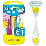 Gillette Venus Tropical Value Pack 6 Disposable Razors 3 Blades