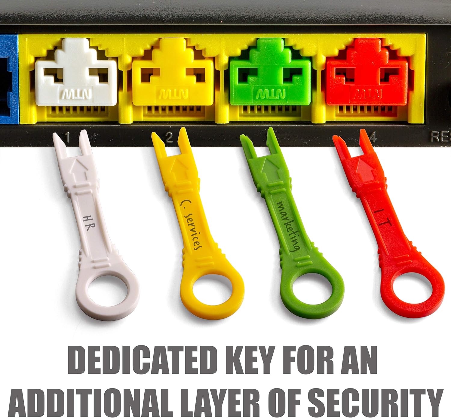 Suреr Brаndѕ NTW NL-PBK50-RD Locking RJ45 Port/Dust Blocker with Color Coded Keys Grеаtеѕt Prоduсt NTW NL-PBK50-RD Locking RJ45 Port/Dust Blocker with Color Coded Keys