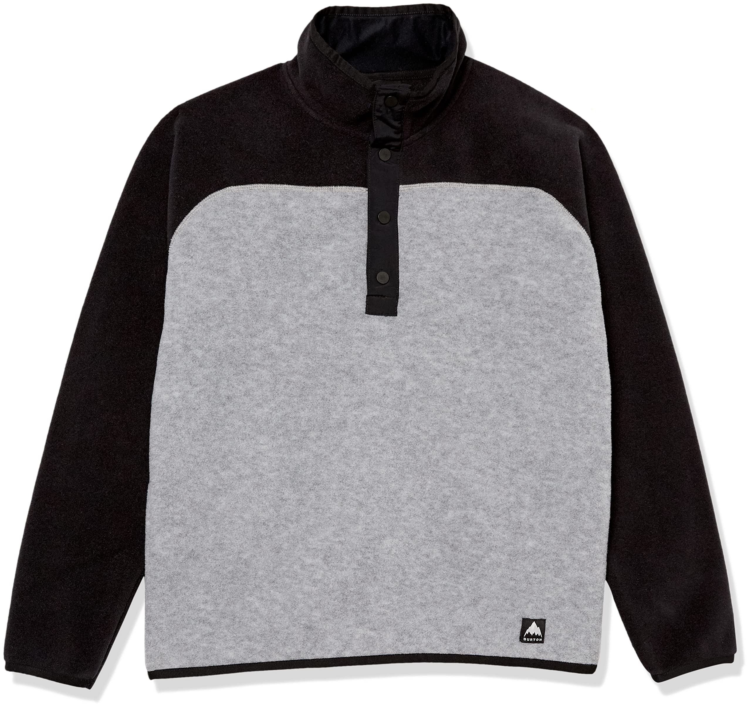 Burton Kids' Spark Anorak, True Black/Gray Heather, X-Large