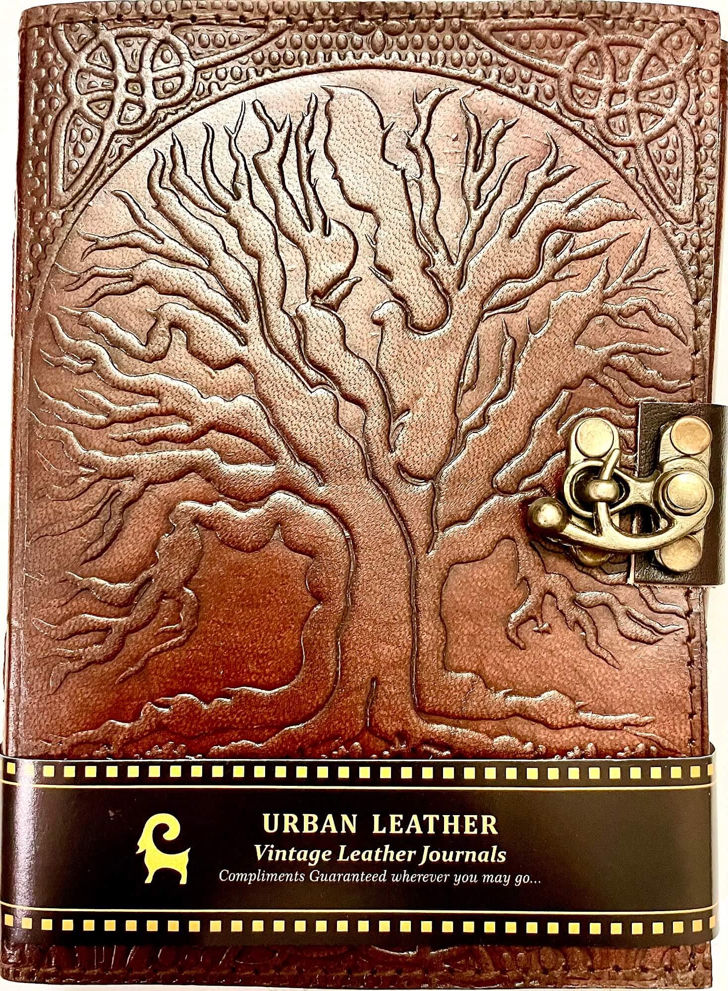 Buy Urban Leather Book of Shadows Magic Spells Big Tree of Life