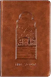 The Purpose Book: Bíblia Sagrada, A21, Capa Couro-soft caramelo, Paisagem