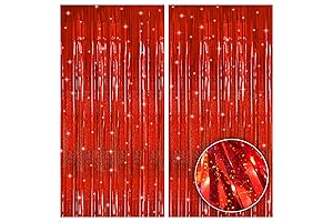 KatchOn Iridescent Red Tassel Garland
