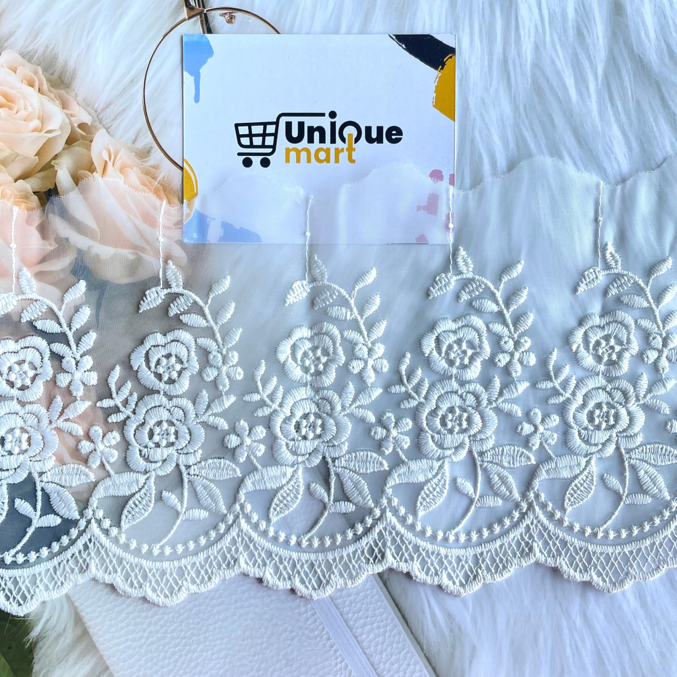 See full amazon price history chart for White Lace Border, White Lace for Suit, Organza Lace Border, Net Lace Design (White/5Meter) White Lace Border, White Lace for Suit, Organza Lace Border, Net Lace Design (White/5Meter) (B0DDH6YV21) Amazon Price History, Amazon Price Tracker