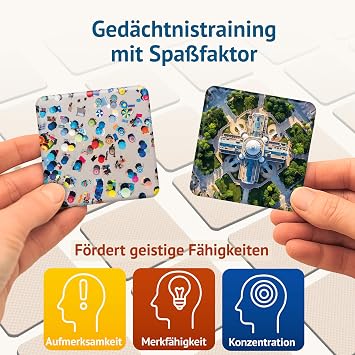 Starnberger Spiele Aerial - The Earth from Above - Memory Game from 6 Years