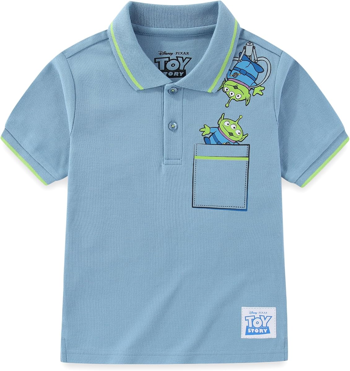 Disney Toy Story Boys Short Sleeve Polo Shirt for Toddler and Big Kids