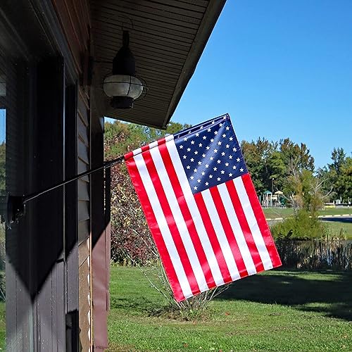 Miniatura 5 de El kit de mástil de bandera Traveler RV incluye bandera de 12 x 18 pulgadas, mástil de bandera de 24 pulgadas con soporte de ventosa de ángulo