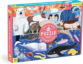 Mudpuppy Arctic Above & Below 100 Piece Double-Sided Puzzle