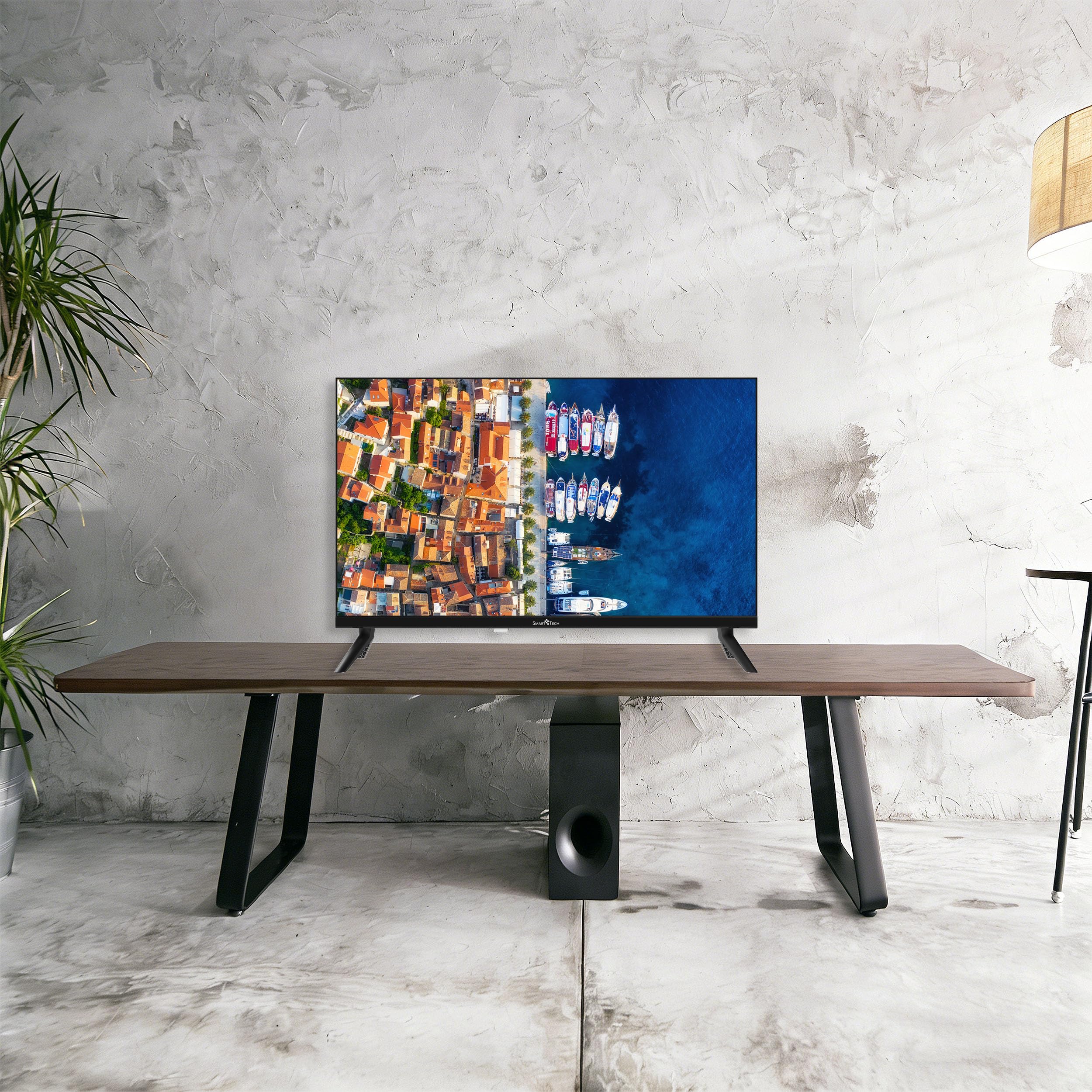 Smart Tech Smart TV 24 pulgadas Smart TV - HDR TV con resolución HD, Bluetooth y triple sintonizador, Whale TV 24HH01V (2026)