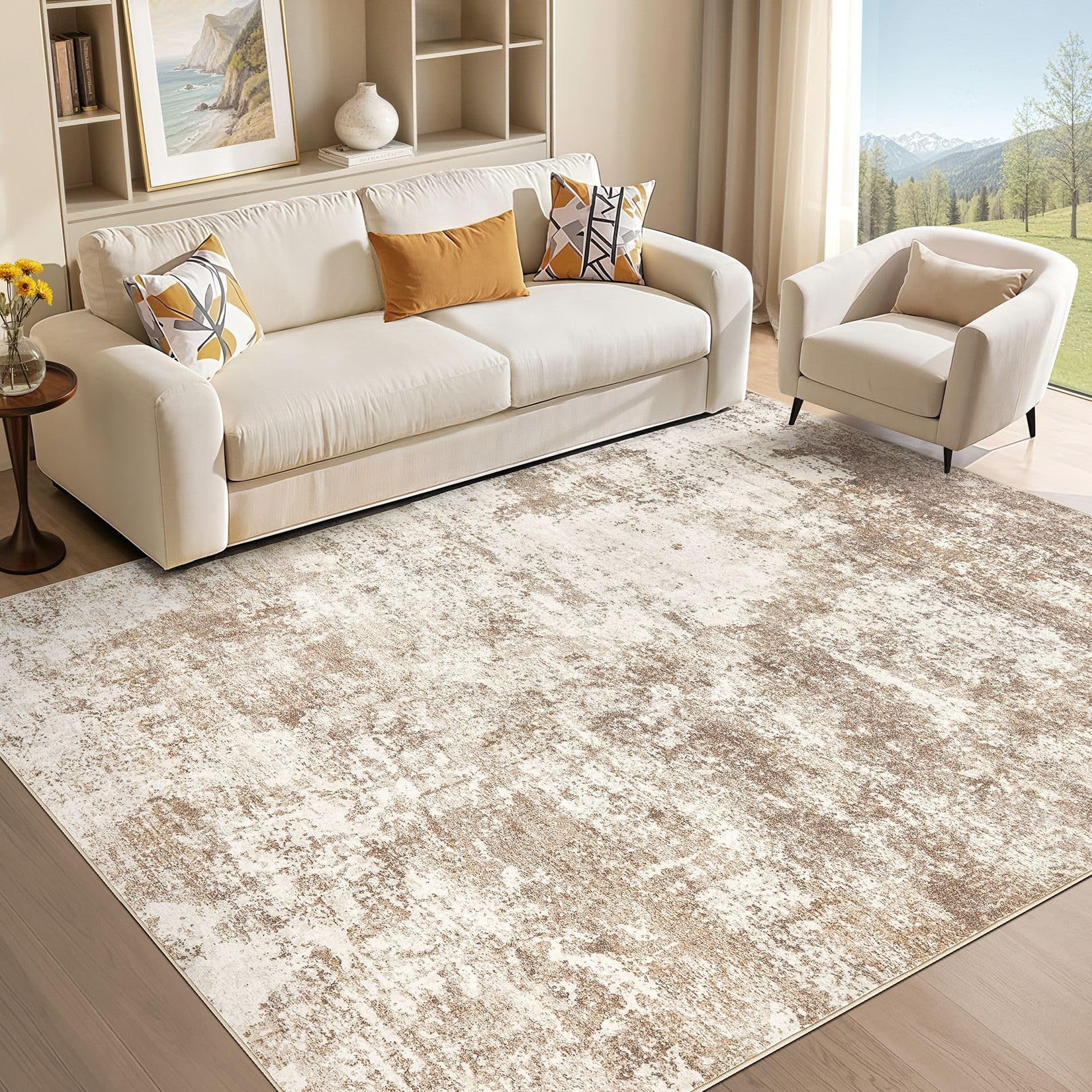 Micgeek Abstract 5x7 Washable Rug