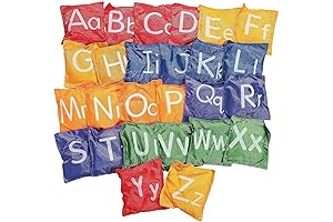 Fun Express ABC Alphabet Bean Bags for Educational Play (Pack of 26)