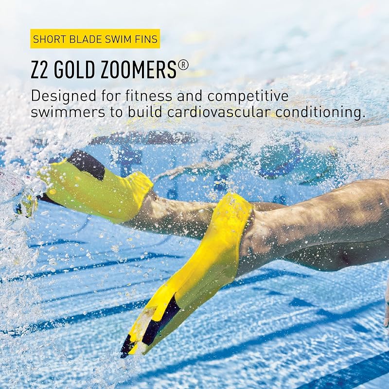 Labele de înot pentru antrenament Finis Z2 Zoomers Gold