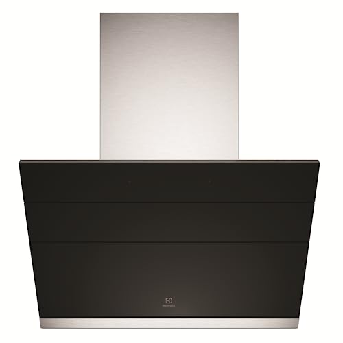 Image of Electrolux 90cm Slope Chimney for up to 440 sqft Kitchen, Filter-Free, PowerBoost, UltimateTaste 500, Stainless Steel, ECS9610K