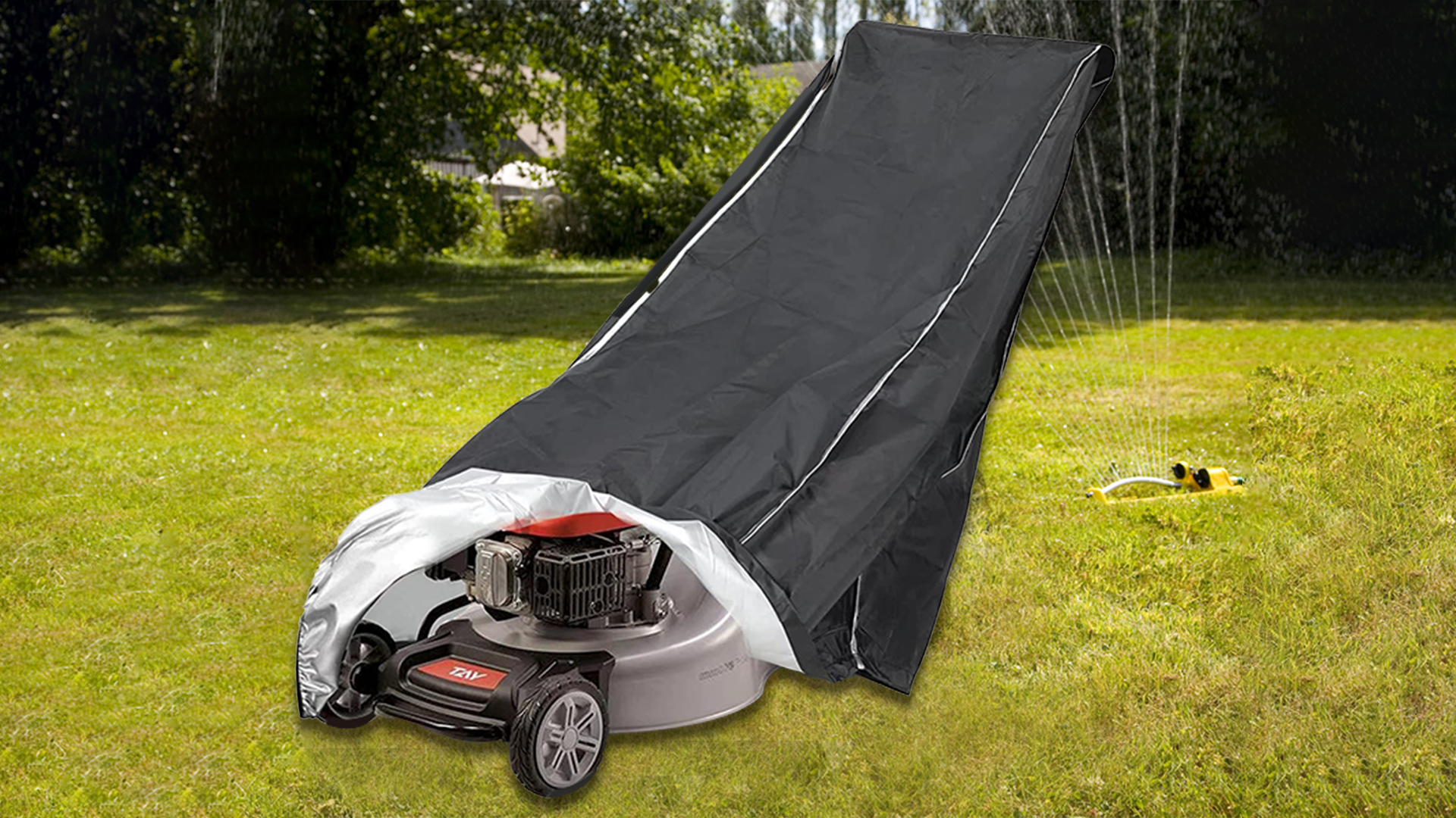 Housse De Tondeuse à Gazon Extérieure 195x64x112cm - Protection Oxford 600D Imperméable