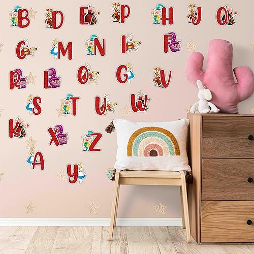 Miniatura 8 de Spde and His Amzing Frinds A - Z - Adhesivo de pared del alfabeto - Decoración para el hogar - Decoración educativa.