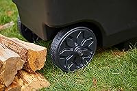 Vista 4 de Mighty Tuff Carrito de patio, carrito de gran capacidad con ruedas resistente, 4.5 pies cúbicos, capacidad de 200 libras