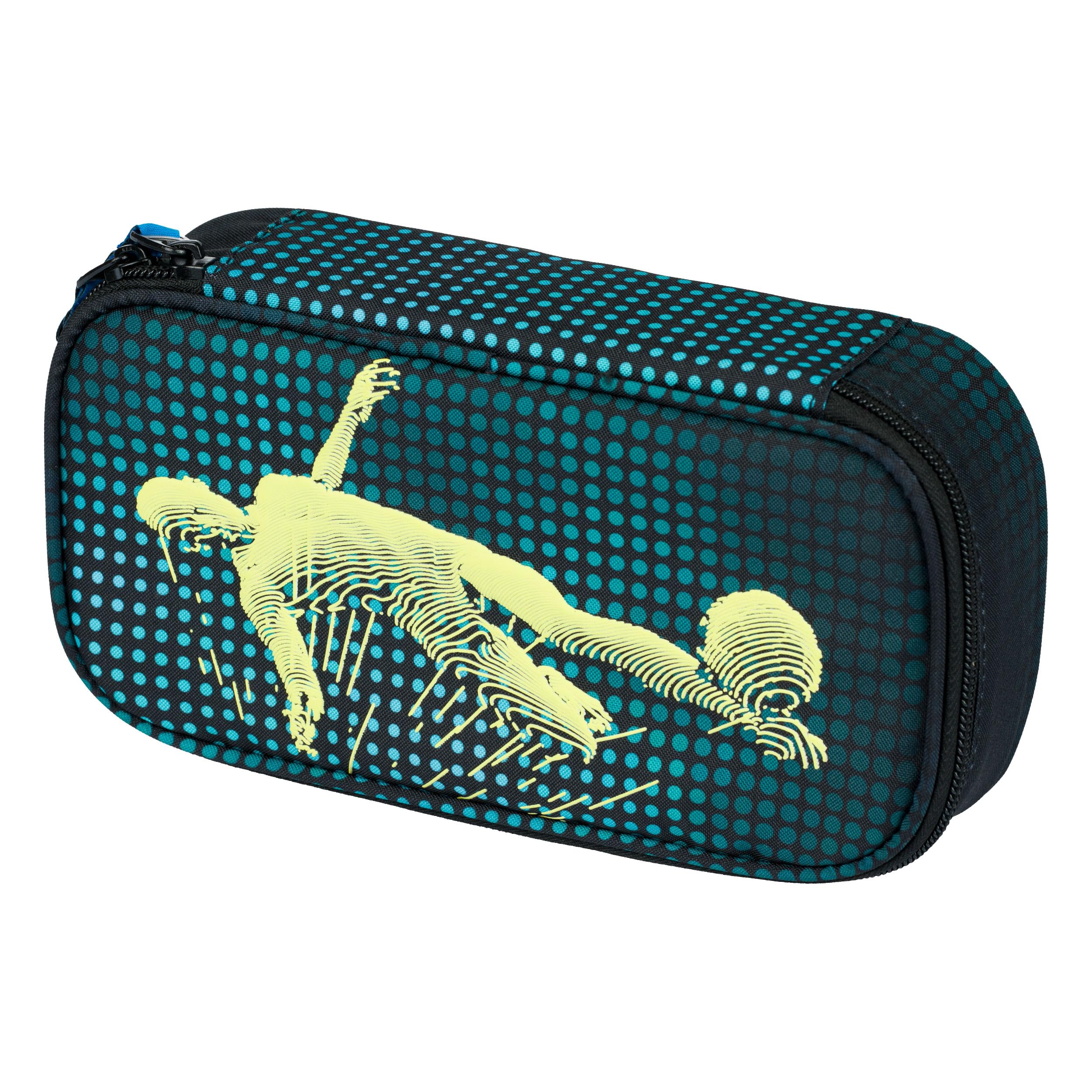 Baagl Astuccio Per Ragazze E Ragazzi - Scolastico Per Cancelleria E Articoli Scolastici - Giocatore Di Calcio-image