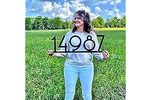 Personalized Oil Rubbed Bronze House Numbers | Custom Address Plaque