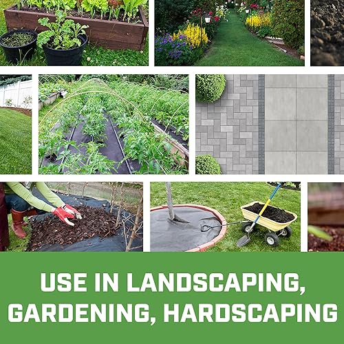 Miniatura 6 de Chapin International Chapin 4464 - Barrera de 3.53 onzas, tela de polipropileno resistente, resistente a los rayos UV, control de malezas resistente