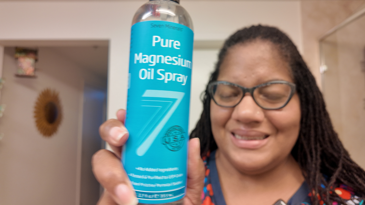 Watch This is how I use Magnesium Oil Spray on Amazon Live