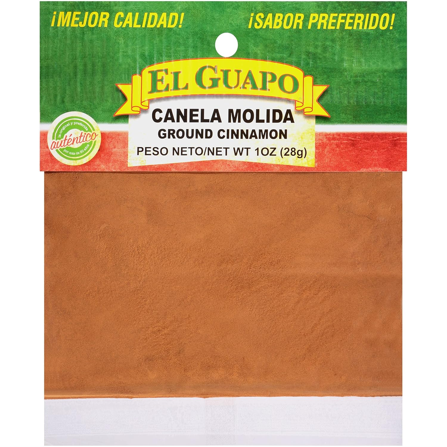 El Guapo Ground Cinnamon (Canela Molida), 1 oz (Pack of 18)