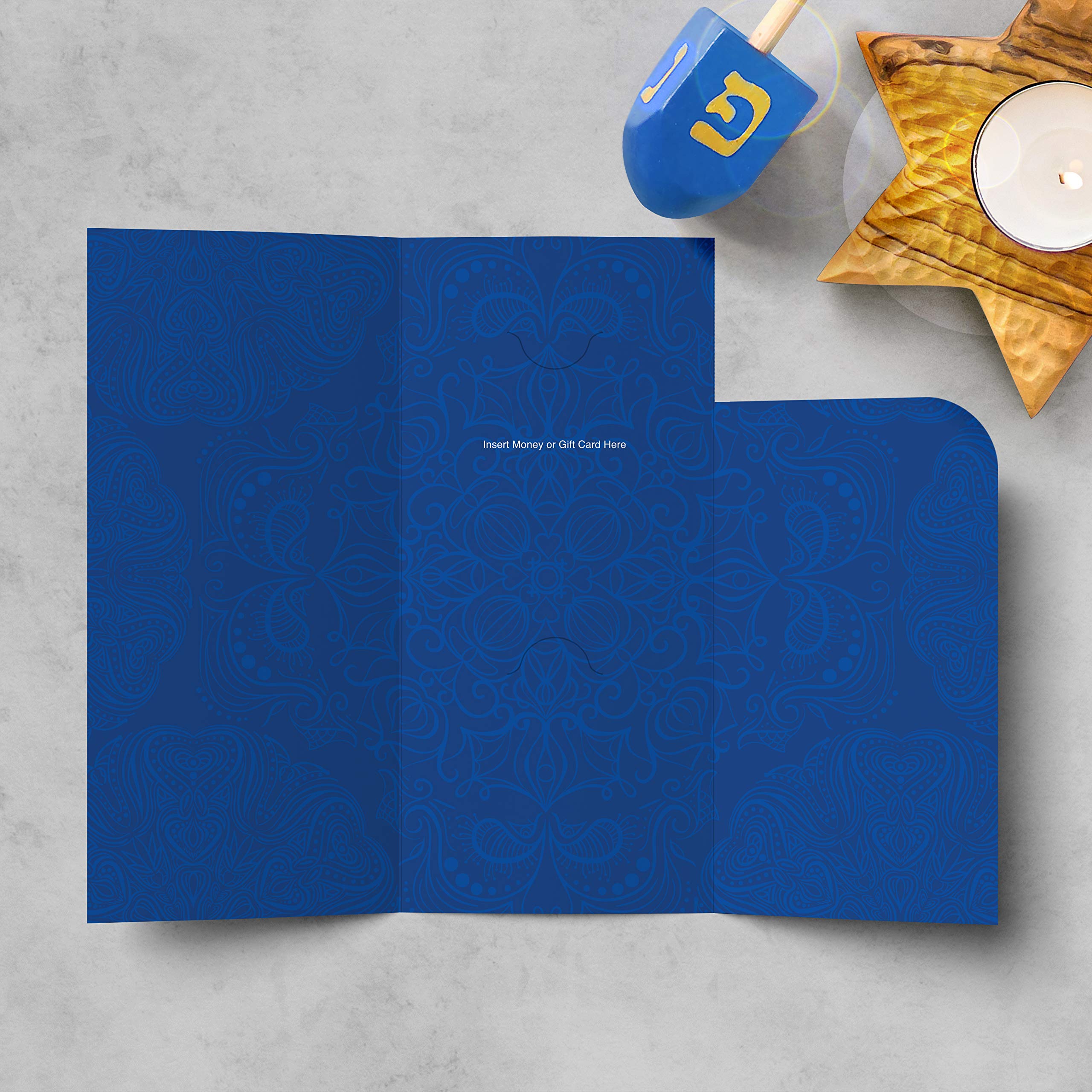 Happy Chanukkah Geldgeschenk-Kartenhalter – 6-teiliges Set Mit Umschlägen
