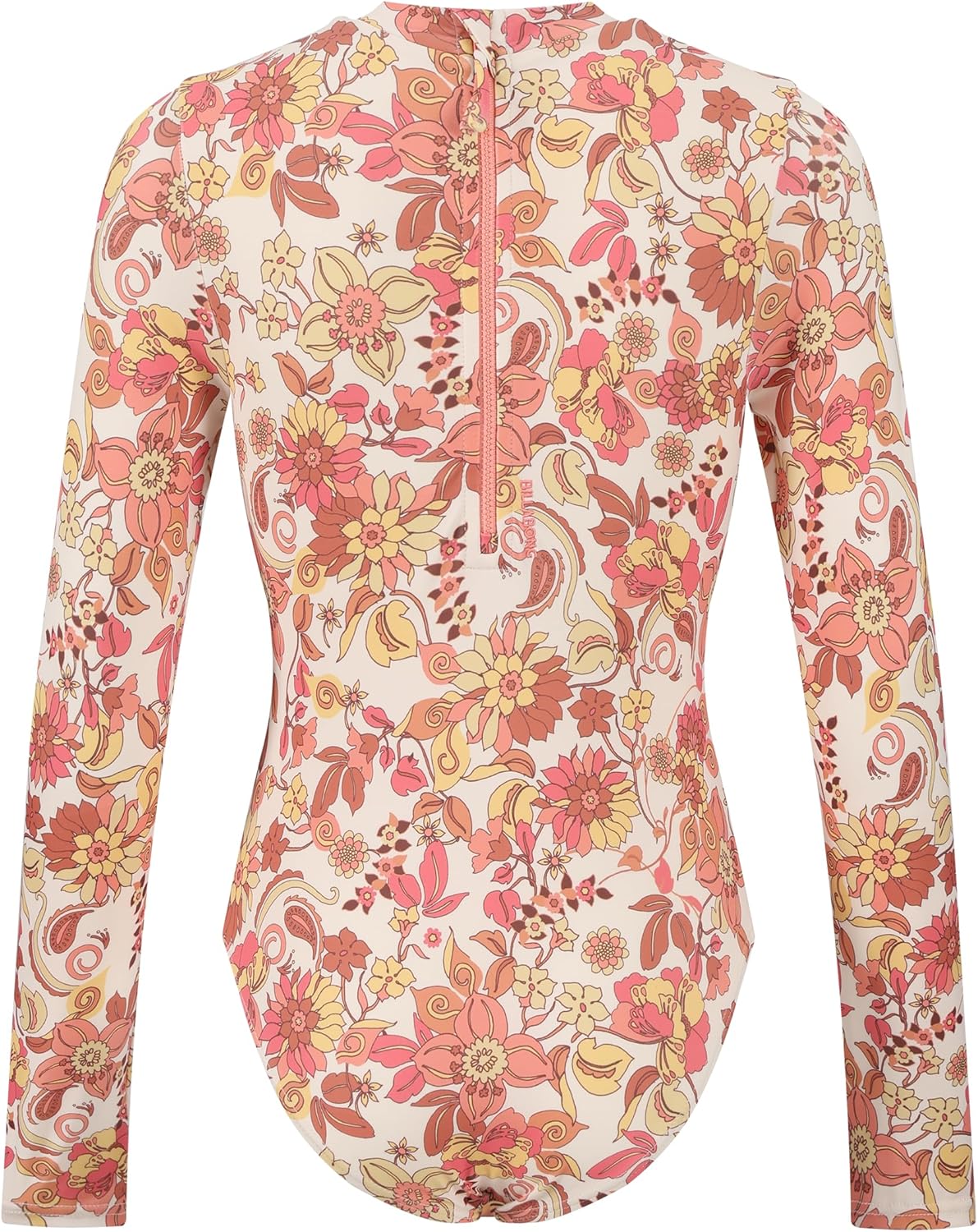 Billabong Girls Long Sleeve Onesie Rashguard Swimsuit with UPF 50+ Sun Protection, Quick Drying Bathing Suit - Image 2