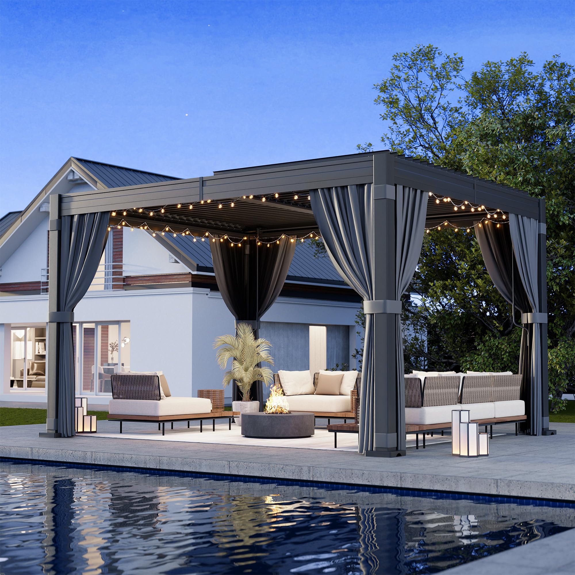 Airwire Louvered Pergola 10x12
