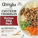 Amylu Foods Korean BBQ Style Chicken Crumbles, Natural Ingredients, 13g of Protein, GAP Certified Chicken Raised with No Antibiotics, Fully Cooked, Gluten-Free, Pork-Free, No Nitrates or Nitrites, 12 oz