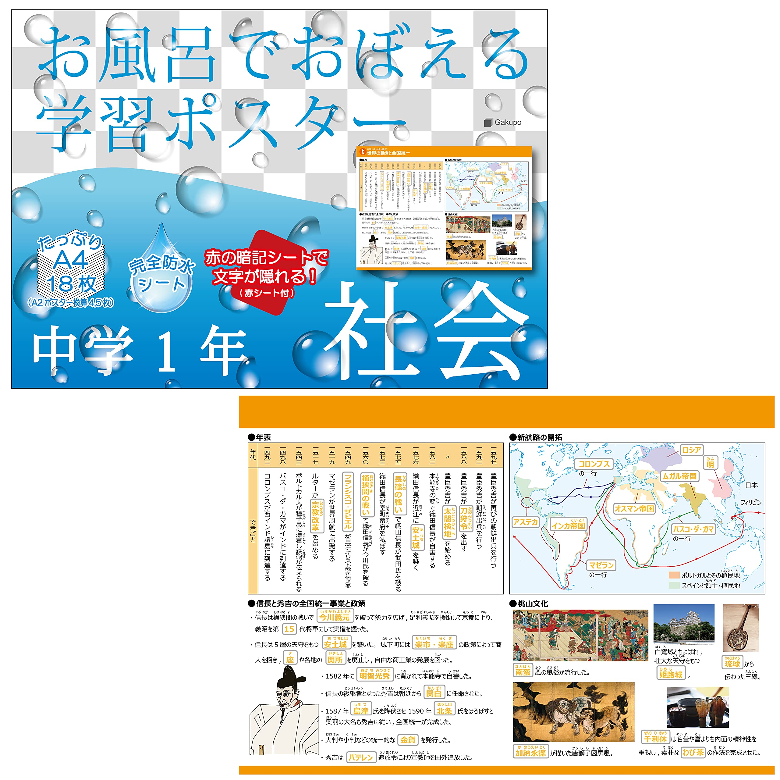 地理一覧 中学受験
