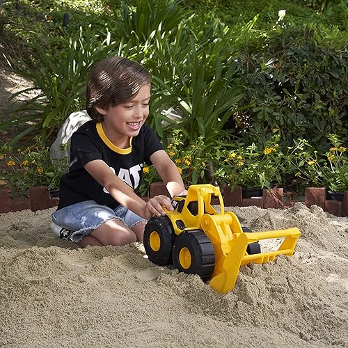 Vista 19 de CAT Juguetes de construcción, juguete de construcción Bulldozer de 15 pulgadas, a partir de 2 años, plástico resistente, no requiere pilas, serie
