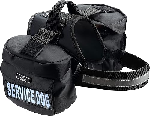 Arnés para perro Service Dog con bolsa extraíble para silla de montar bolsa de transporte de perros arnés de mochila paquete portador de viaje con Arnés para perro Service Dog con bolsa extraíble para silla de montar bolsa de transporte de perros arnés de mochila paquete portador de viaje con