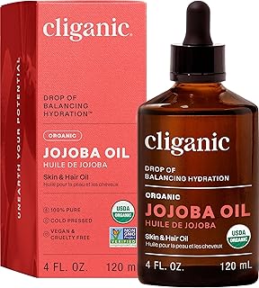 Cliganic USDA - Aceite de jojoba orgánico, 100% puro