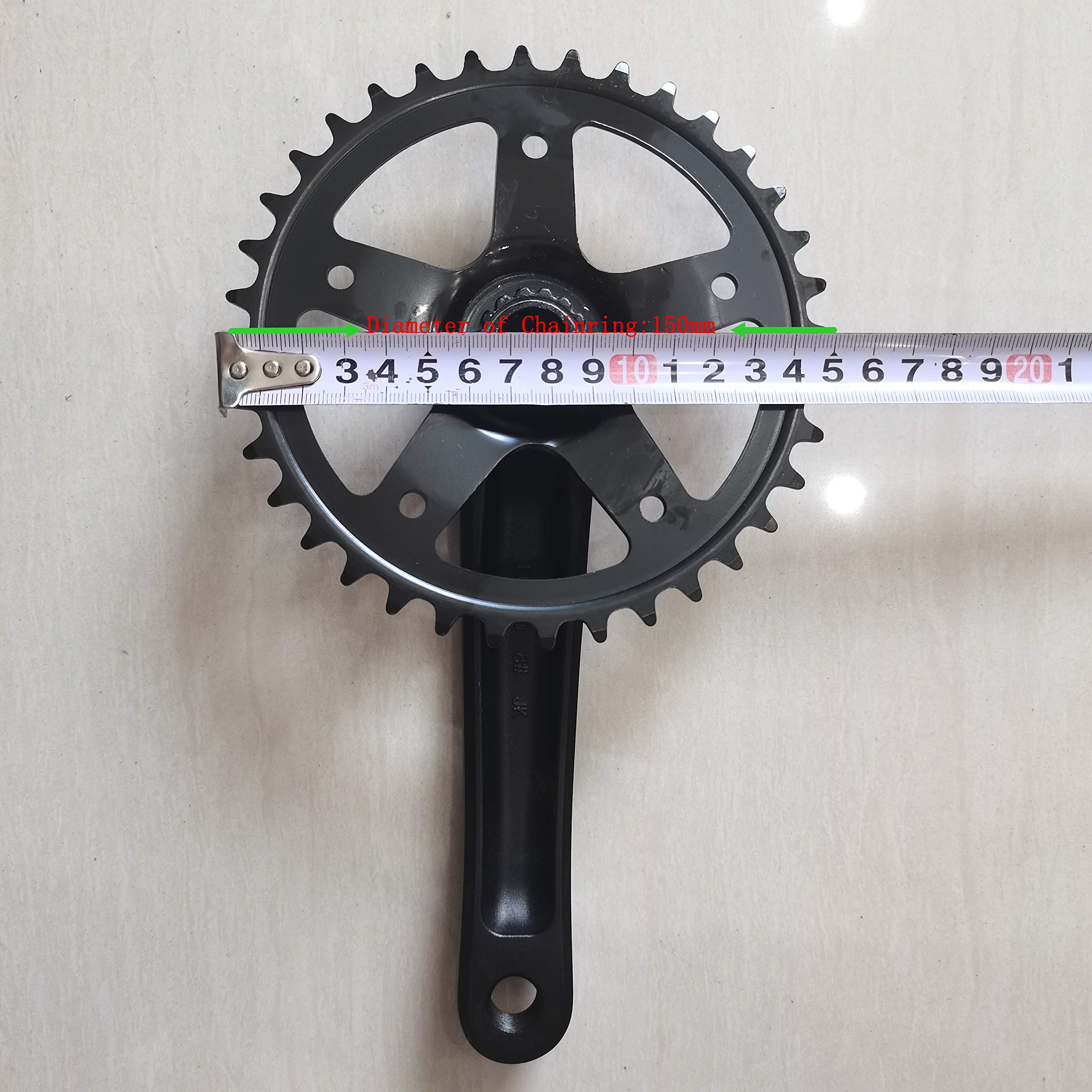 Amazon | CDHPOWER 36T シングルスピードクランクセット 170mm x 36T