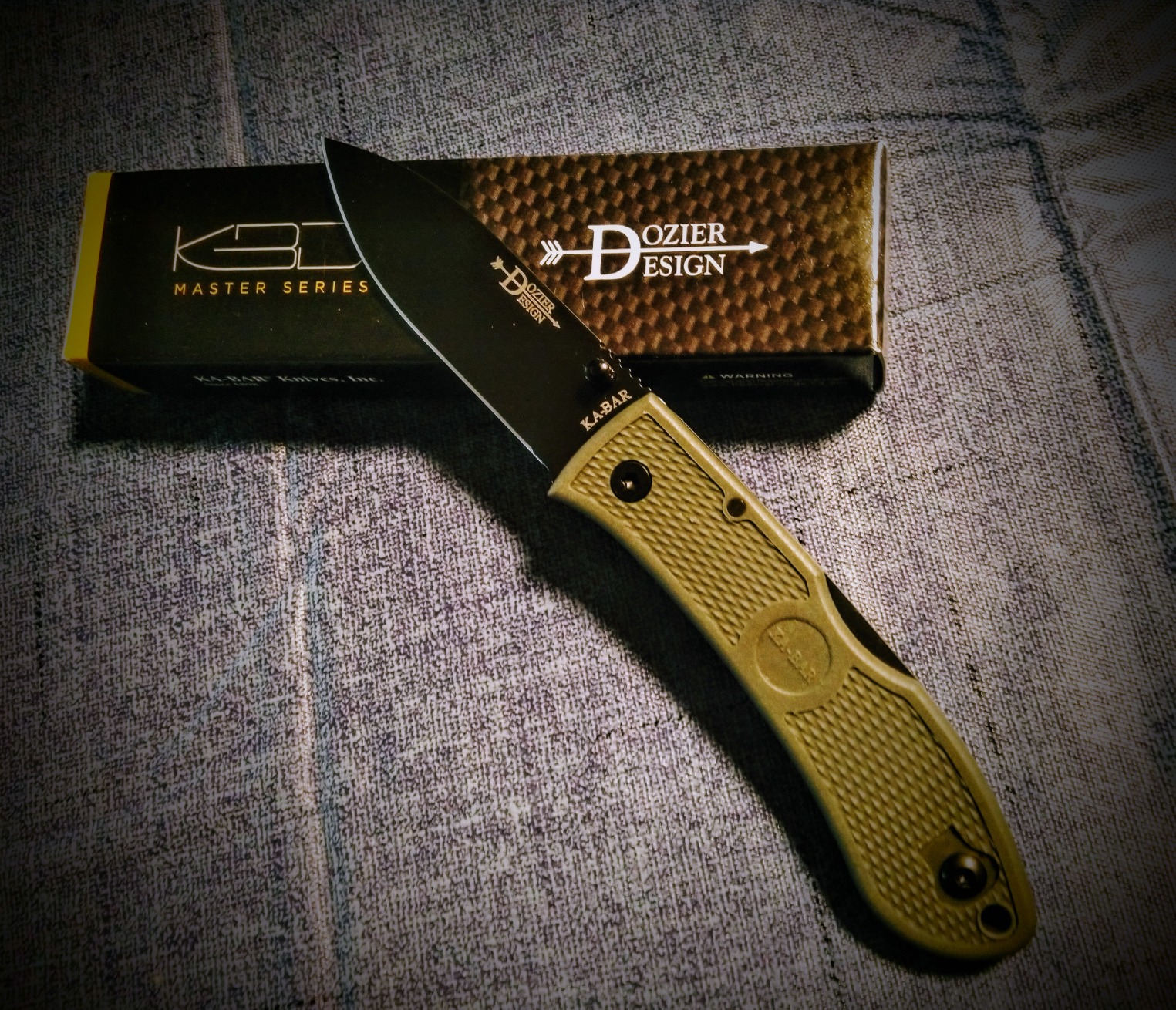 Ka-Bar Dozier Folding Hunter Blaze Orange