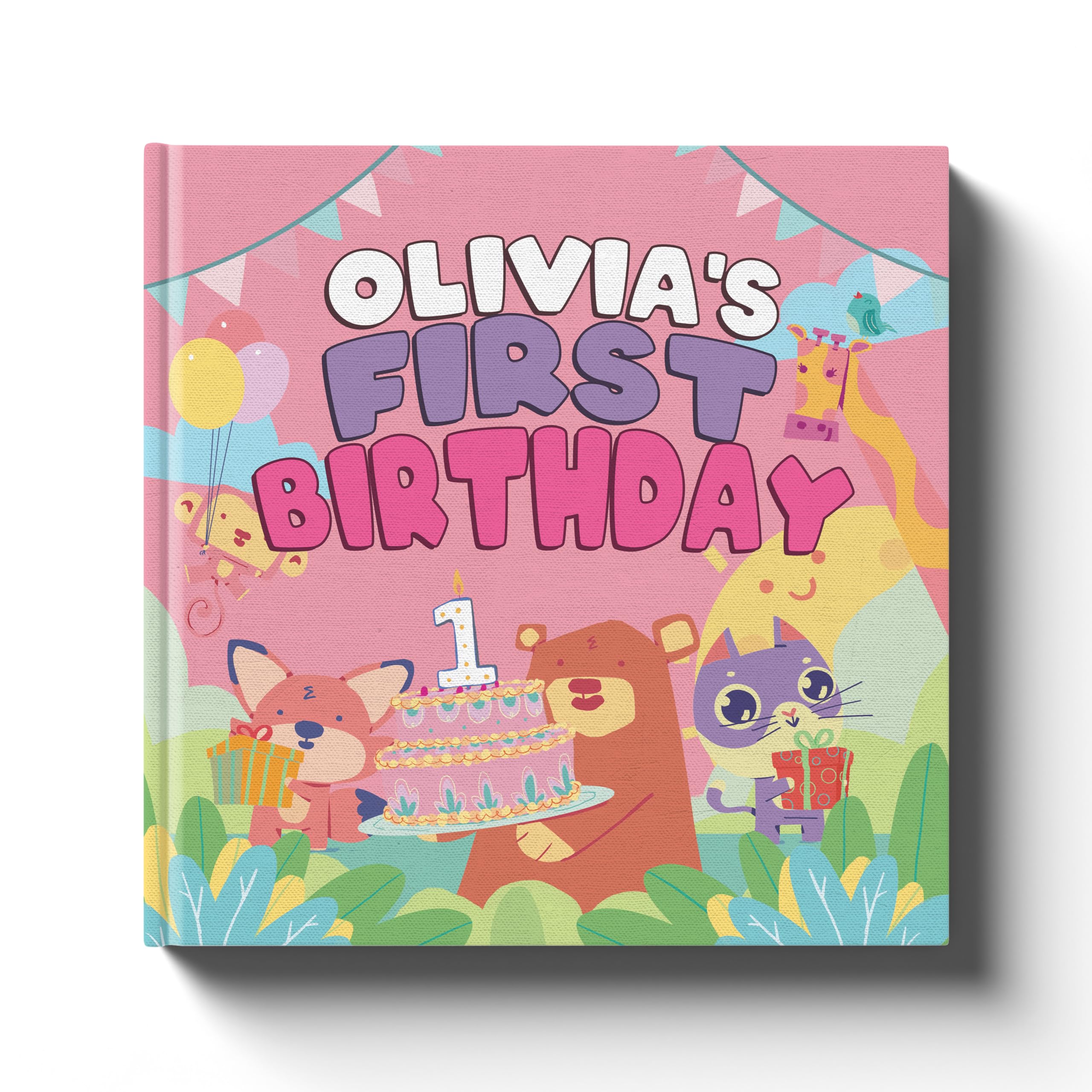 My First Birthday - First Birthday Gift - Personalized Children's Book (for Girl)