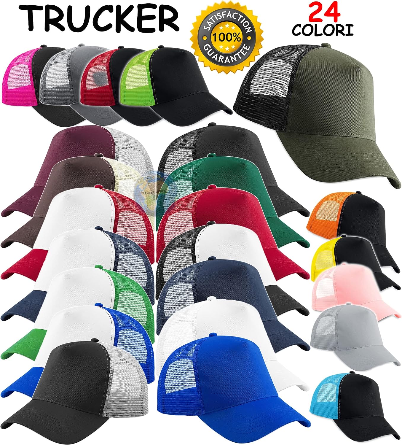 Cappellino Da Baseball Thinking Con Frontino – Stile Stranger Things, Bianco E Azzurro, Regolabile Per Uomo Donna E Bambino