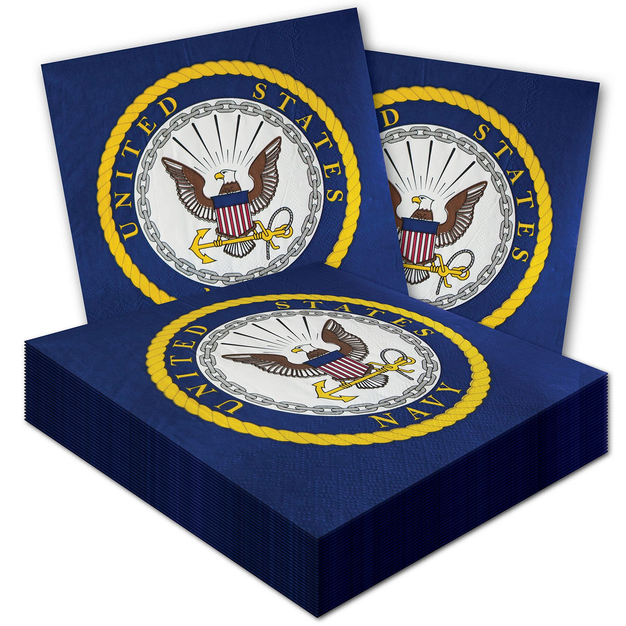 Amazon.com: Havercamp U.S. Navy Luncheon Napkins (48 pcs.)! 48 US