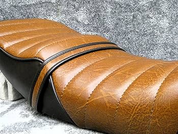 エイプ50 エイプ100 茶革シート　シート　あんこ抜きシート　タックロール エイプ50 エイプ100 茶革シート シート あんこ抜きシート タック