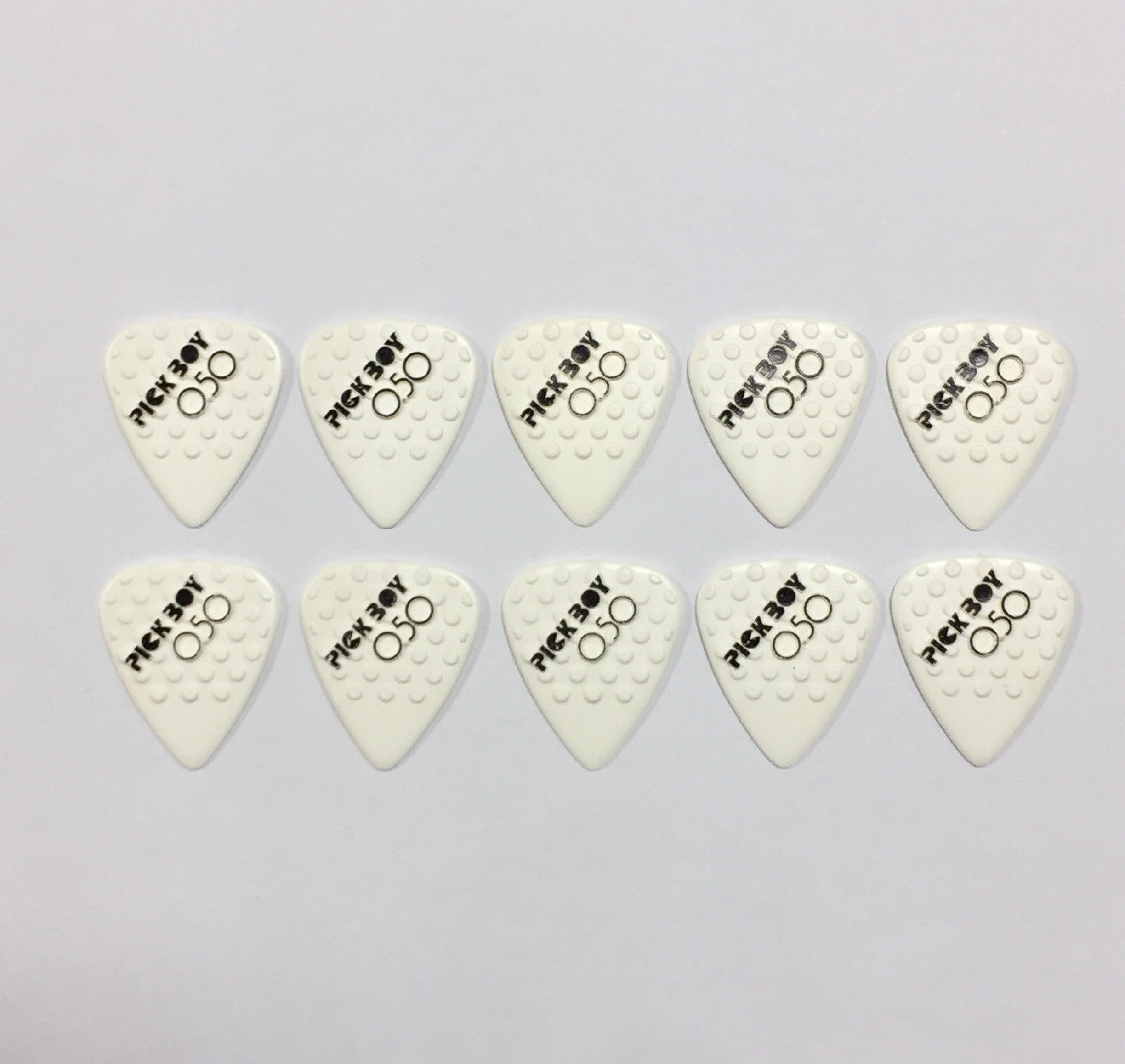Pickboy Ceramic, Grip Pick, 0.50mm, 10 picks, White, Small - Image 4