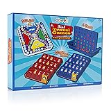 abeec 3 in 1 Travel Games - Board Games For Kids - Pop And Hop, Four To Score And What’s Their Name – Pocket Games - Holiday Essentials