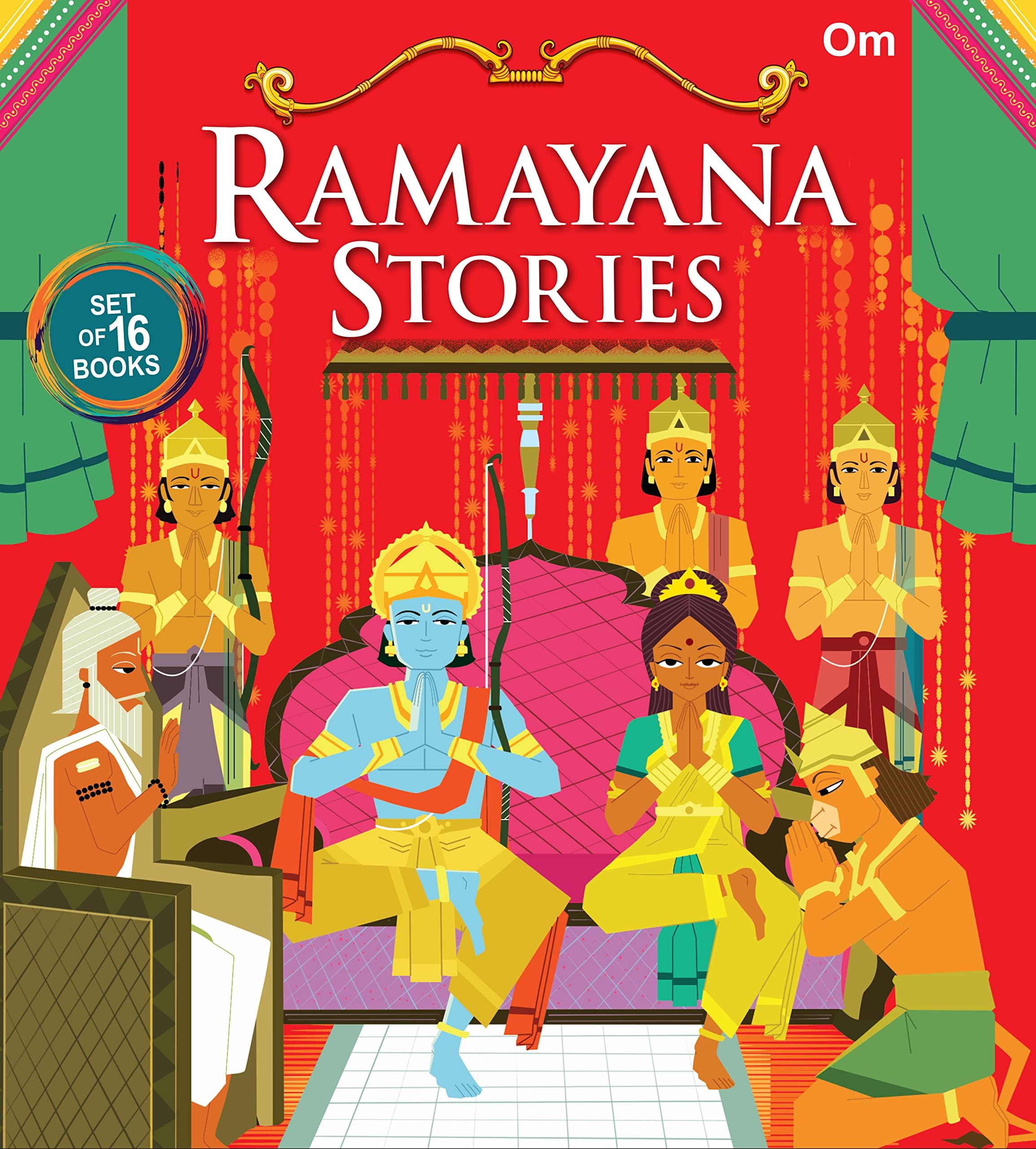 Ramayana Stories for Children: Hindu Religion Story Book for kids | Indian Mythology, History & Folktales | Bedtime Stories | Tales from Hindu Mythology | Read Aloud to Infants, Toddlers | Learn Moral Lessons from the Great Indian Epic | Stories of Hindu Gods | 16-In-1 Book Pack Paperback – Picture Book, 4 October 2022