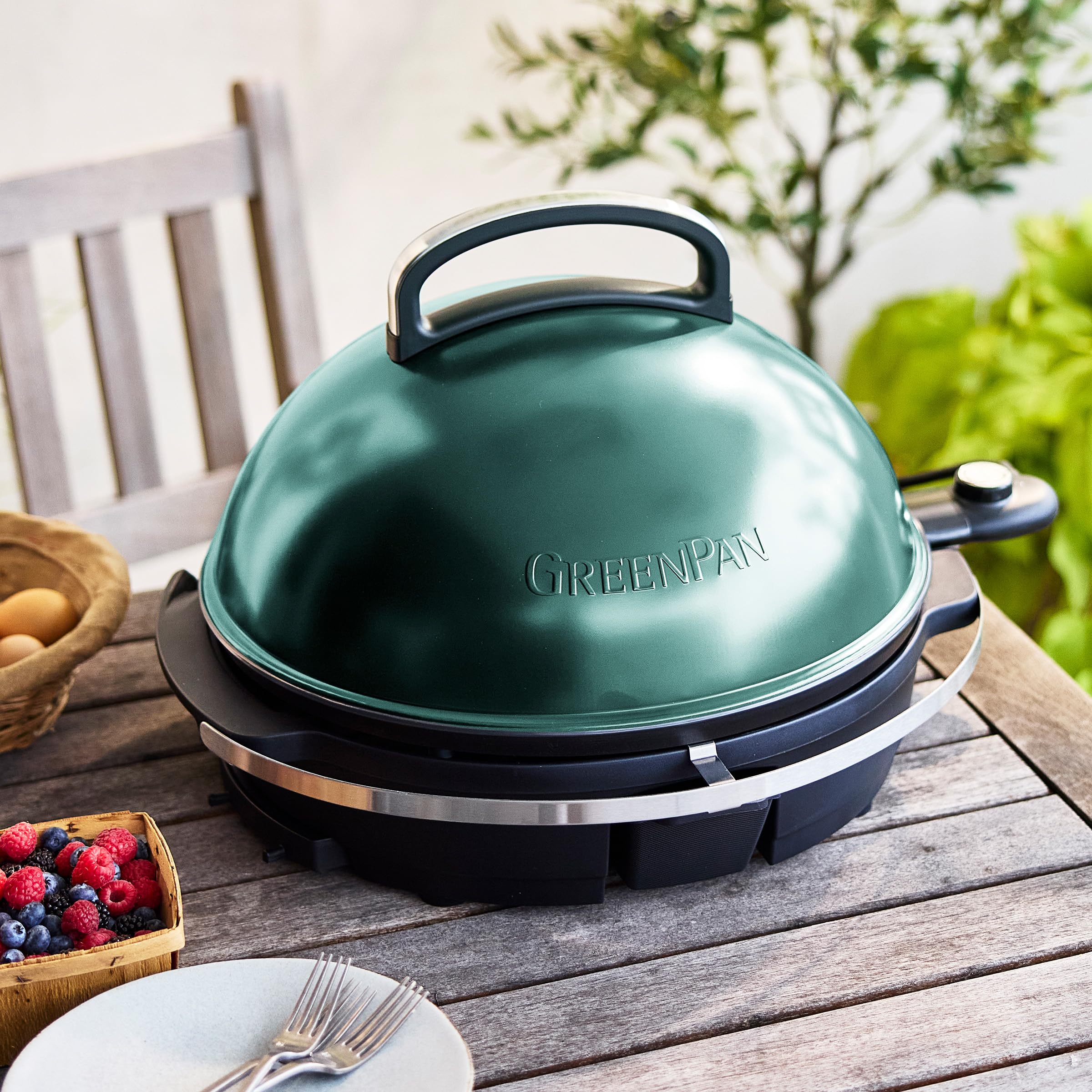 Amazon.com: GreenPan 2-in-1 Portable Indoor/Outdoor Electric Grill