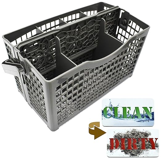 Dishwasher Silverware Basket Universal Clean Dirty Sign