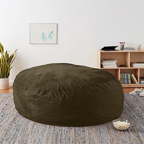 Miniatura 301 de Chill Sack - Funda para puf Microgamuza - Carbón - Solo funda,Microsuede - Chocolate - Solo funda,Microsuede - Azul marino - Solo funda,Guijarro -