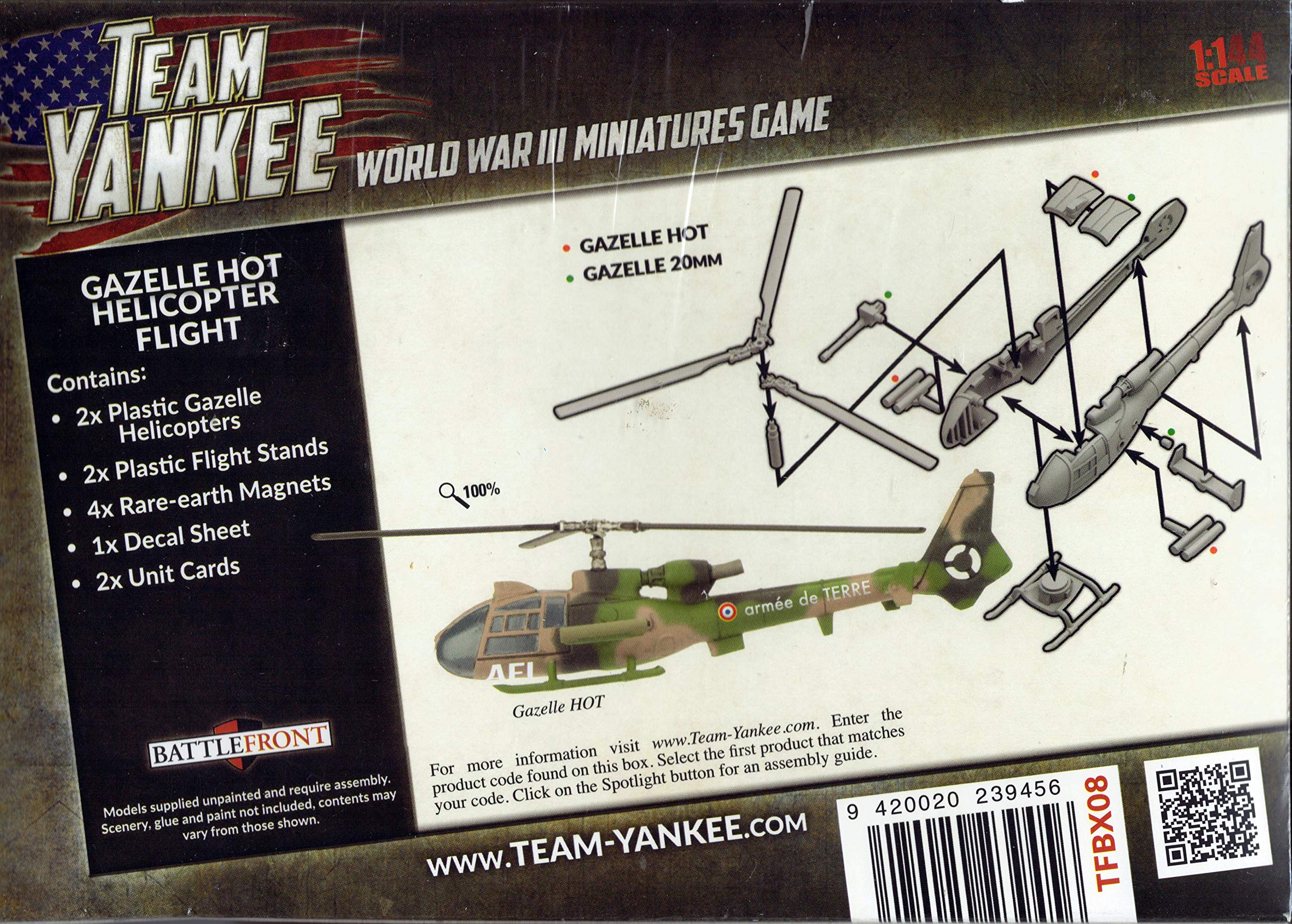 Amazon.com: Team Yankee: French: Gazelle HOT Helicopter Flight