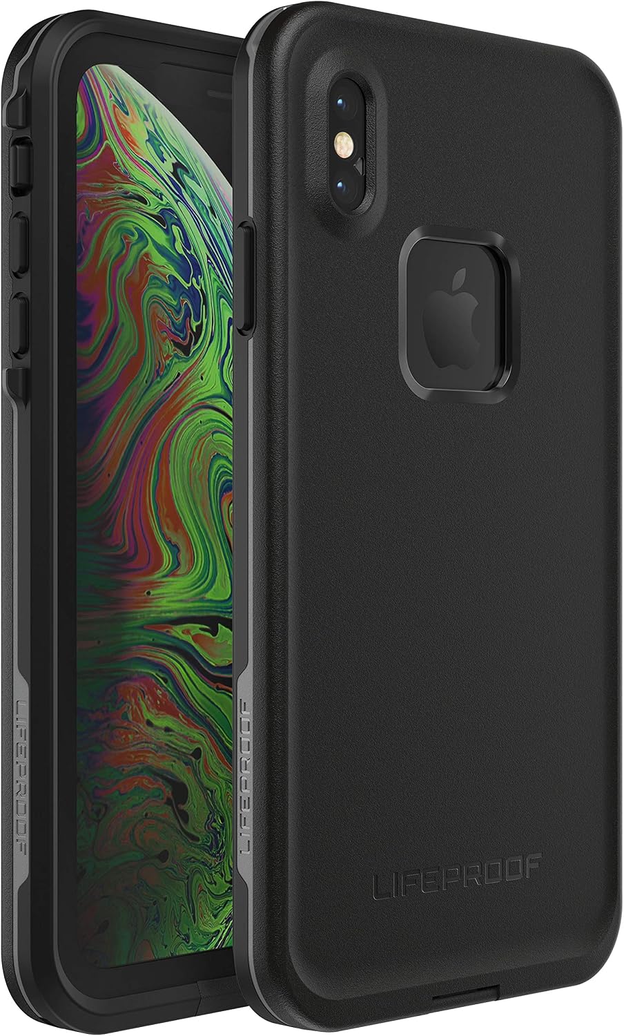 LifeProof FRE Series Waterproof Case for iPhone Xs MAX - Non-Retail Packaging - Asphalt